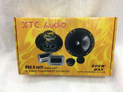 XTC DB6.0 SPLIT 6 INCH 2WAY  COMPONET SPEAKERS